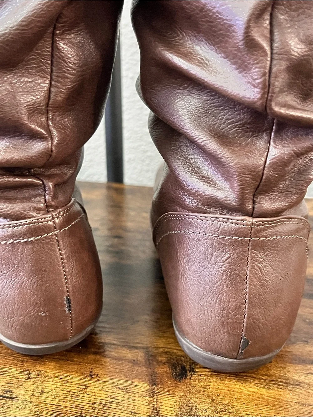 Women's Brown Mid-Calf Slouch Boots